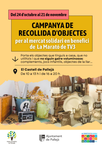 Recollida d'objectes pel mercat solidari
