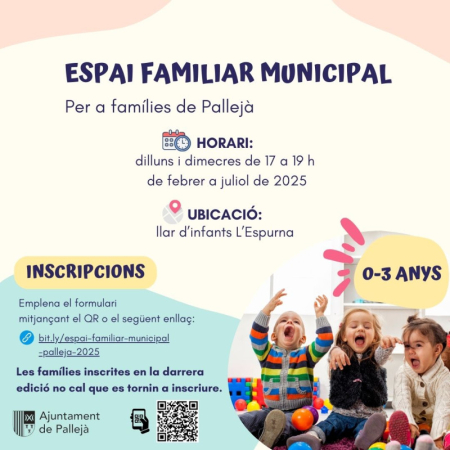 Espai familiar municipal Pallejà horaris