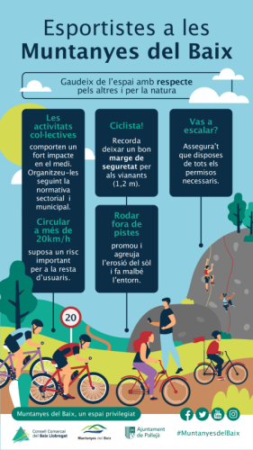 La responsabilitat és clau per practicar esport a l'entorn natural