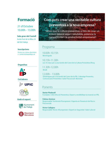Cartell de la conferència