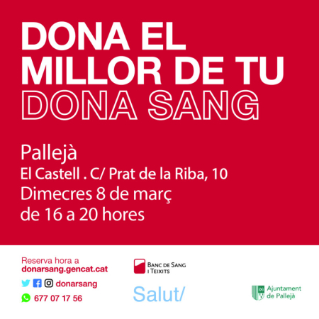Nova campanya de donació de sang